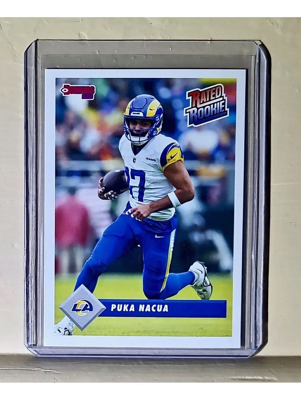 Puka Nacua 2023 Panini NFL Rated Rookie Retro #18 Football Card Rams 1/629